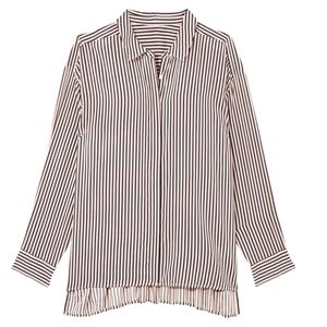 Striped button down